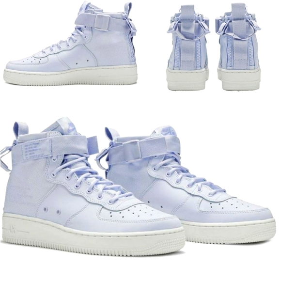 NIKE‎ SF AIR FORCE 1 MID GS PALEST PURPLE AJ0424-500 - Picture 1 of 16